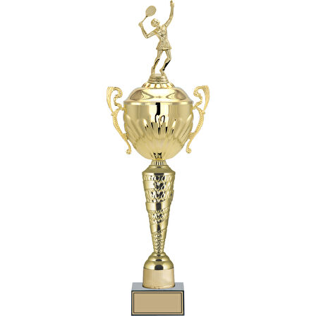 ODAK KUPA - Figürlü Kupalar - Tenis Kadın Figürlü Kupalar FG-090 B - 62 cm