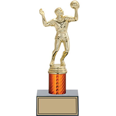ODAK KUPA - Figürlü Kupalar - Voleybol Erkek Figürlü Kupalar FG-003 B - 23 cm