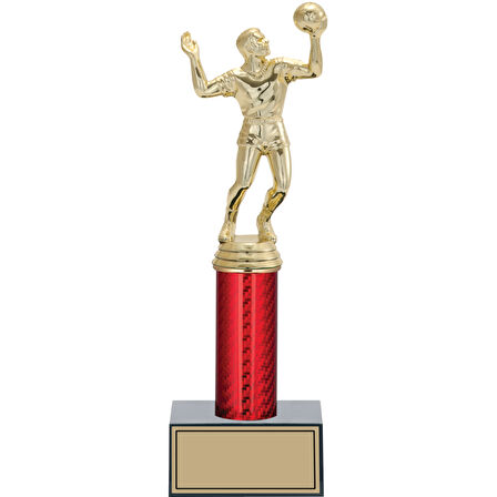 ODAK KUPA - Figürlü Kupalar - Voleybol Erkek Figürlü Kupalar FG-004 A - 28 cm