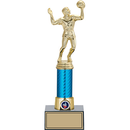 ODAK KUPA - Figürlü Kupalar - Voleybol Erkek Figürlü Kupalar FG-005 B - 30 cm