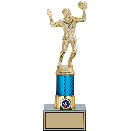 ODAK KUPA - Figürlü Kupalar - Voleybol Erkek Figürlü Kupalar FG-005 C - 27 cm