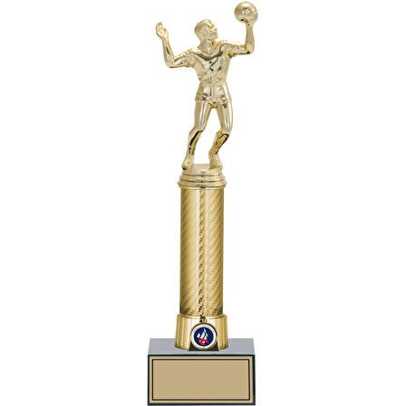 ODAK KUPA - Figürlü Kupalar - Voleybol Erkek Figürlü Kupalar FG-008 A - 35 cm