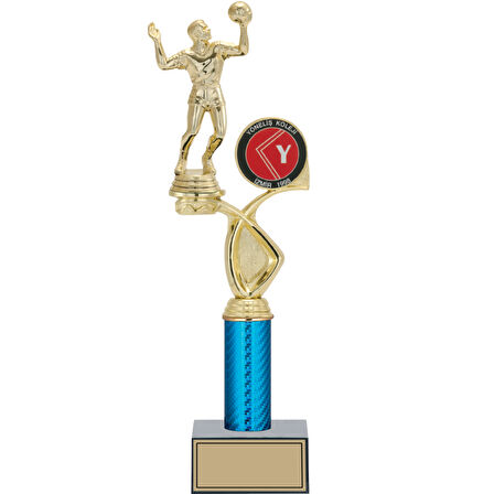 ODAK KUPA - Figürlü Kupalar - Voleybol Erkek Figürlü Kupalar FG-017 B - 38 cm