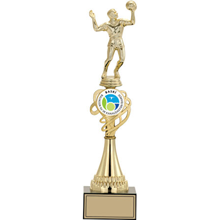 ODAK KUPA - Figürlü Kupalar - Voleybol Erkek Figürlü Kupalar FG-034 A - 39 cm