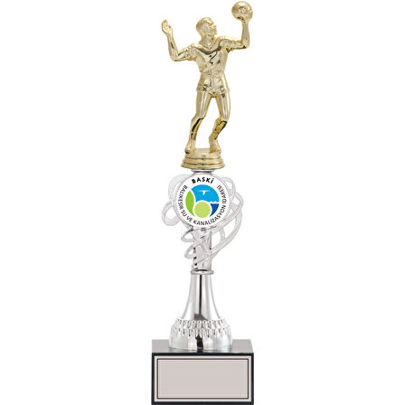 ODAK KUPA - Figürlü Kupalar - Voleybol Erkek Figürlü Kupalar FG-034 B - 37 cm