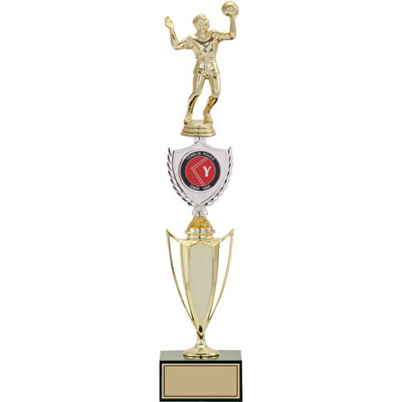 ODAK KUPA - Figürlü Kupalar - Voleybol Erkek Figürlü Kupalar FG-042 B - 46 cm