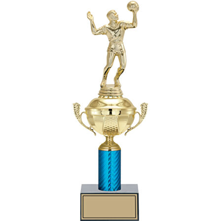 ODAK KUPA - Figürlü Kupalar - Voleybol Erkek Figürlü Kupalar FG-052 C - 38 cm