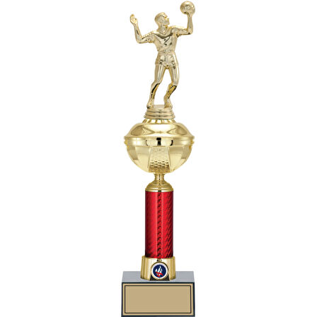 ODAK KUPA - Figürlü Kupalar - Voleybol Erkek Figürlü Kupalar FG-053 B - 44 cm