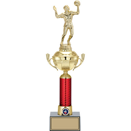 ODAK KUPA - Figürlü Kupalar - Voleybol Erkek Figürlü Kupalar FG-054 B - 44 cm