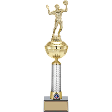 ODAK KUPA - Figürlü Kupalar - Voleybol Erkek Figürlü Kupalar FG-057 A - 46 cm