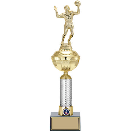 ODAK KUPA - Figürlü Kupalar - Voleybol Erkek Figürlü Kupalar FG-057 B - 44 cm