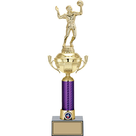 ODAK KUPA - Figürlü Kupalar - Voleybol Erkek Figürlü Kupalar FG-060 B - 44 cm