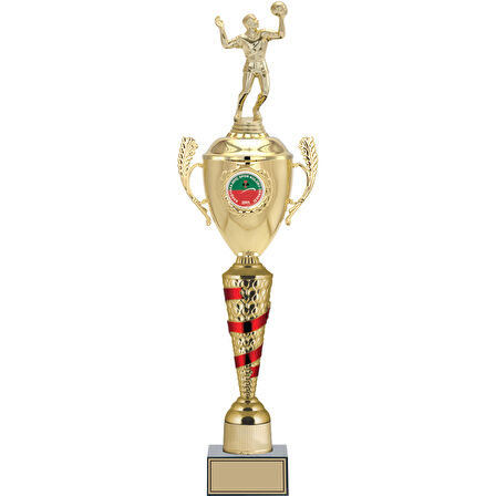 ODAK KUPA - Figürlü Kupalar - Voleybol Erkek Figürlü Kupalar FG-084 B - 63 cm