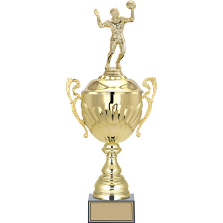 ODAK KUPA - Figürlü Kupalar - Voleybol Erkek Figürlü Kupalar FG-089 B - 47 cm