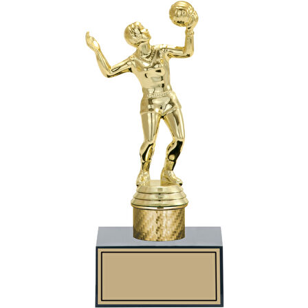 ODAK KUPA - Figürlü Kupalar - Voleybol Kadın Figürlü Kupalar FG-001 B - 21 cm
