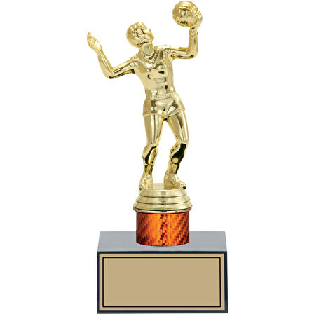ODAK KUPA - Figürlü Kupalar - Voleybol Kadın Figürlü Kupalar FG-003 C - 21 cm