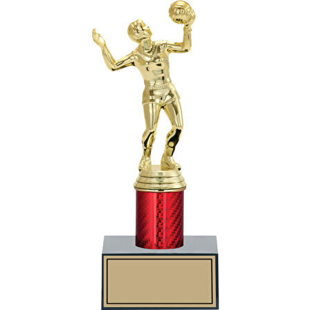 ODAK KUPA - Figürlü Kupalar - Voleybol Kadın Figürlü Kupalar FG-004 C - 23 cm