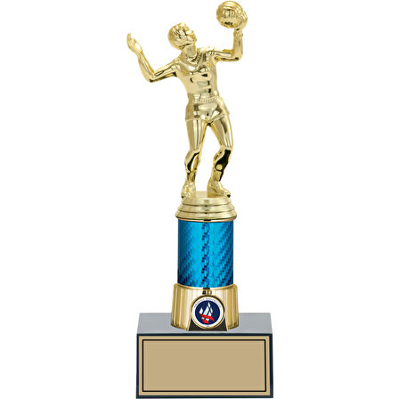 ODAK KUPA - Figürlü Kupalar - Voleybol Kadın Figürlü Kupalar FG-005 C - 27 cm