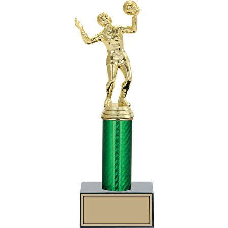 ODAK KUPA - Figürlü Kupalar - Voleybol Kadın Figürlü Kupalar FG-006 B - 28 cm