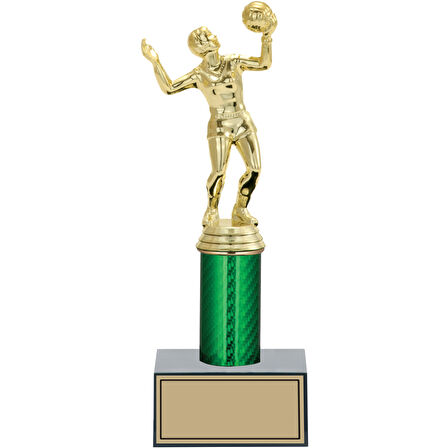 ODAK KUPA - Figürlü Kupalar - Voleybol Kadın Figürlü Kupalar FG-006 C - 26 cm