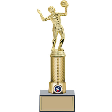 ODAK KUPA - Figürlü Kupalar - Voleybol Kadın Figürlü Kupalar FG-008 C - 30 cm