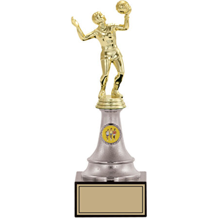 ODAK KUPA - Figürlü Kupalar - Voleybol Kadın Figürlü Kupalar FG-010 A - 28 cm