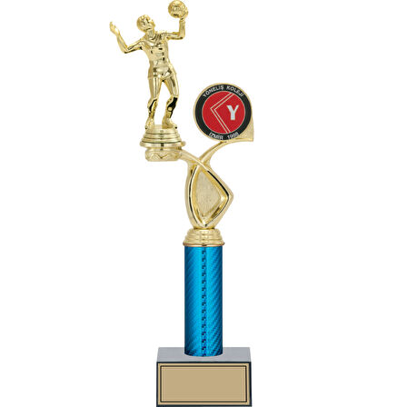 ODAK KUPA - Figürlü Kupalar - Voleybol Kadın Figürlü Kupalar FG-017 A - 40 cm