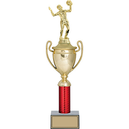 ODAK KUPA - Figürlü Kupalar - Voleybol Kadın Figürlü Kupalar FG-020 B - 43 cm