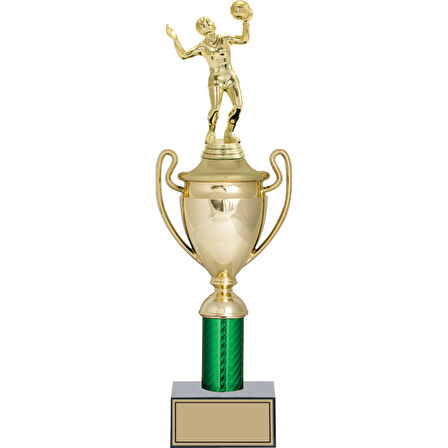 ODAK KUPA - Figürlü Kupalar - Voleybol Kadın Figürlü Kupalar FG-021 C - 41 cm