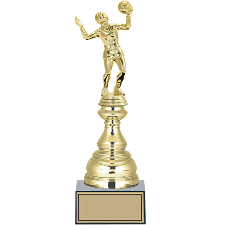 ODAK KUPA - Figürlü Kupalar - Voleybol Kadın Figürlü Kupalar FG-023 B - 31 cm