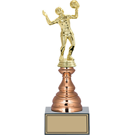 ODAK KUPA - Figürlü Kupalar - Voleybol Kadın Figürlü Kupalar FG-024 C - 30 cm