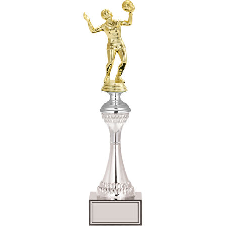 ODAK KUPA - Figürlü Kupalar - Voleybol Kadın Figürlü Kupalar FG-030 A - 38 cm