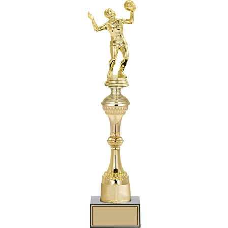 ODAK KUPA - Figürlü Kupalar - Voleybol Kadın Figürlü Kupalar FG-031 B - 43 cm