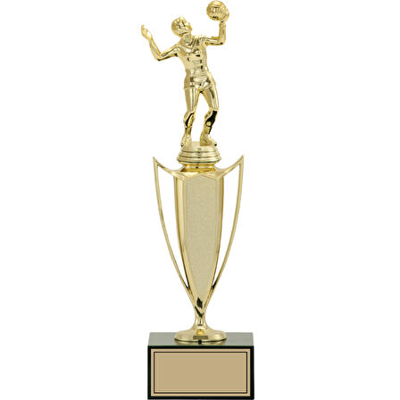 ODAK KUPA - Figürlü Kupalar - Voleybol Kadın Figürlü Kupalar FG-039 A - 36 cm