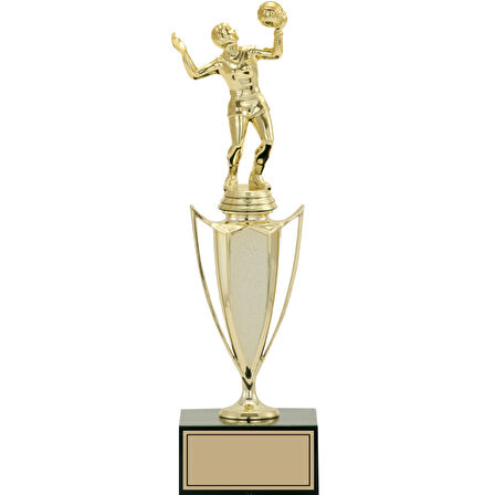 ODAK KUPA - Figürlü Kupalar - Voleybol Kadın Figürlü Kupalar FG-039 B - 34 cm