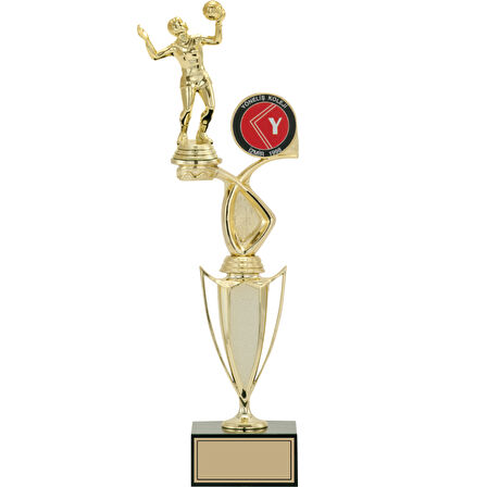 ODAK KUPA - Figürlü Kupalar - Voleybol Kadın Figürlü Kupalar FG-043 B - 43 cm