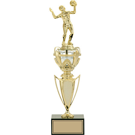 ODAK KUPA - Figürlü Kupalar - Voleybol Kadın Figürlü Kupalar FG-044 C - 39 cm