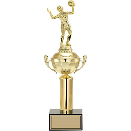 ODAK KUPA - Figürlü Kupalar - Voleybol Kadın Figürlü Kupalar FG-048 C - 39 cm