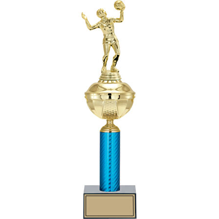 ODAK KUPA - Figürlü Kupalar - Voleybol Kadın Figürlü Kupalar FG-051 A - 43 cm
