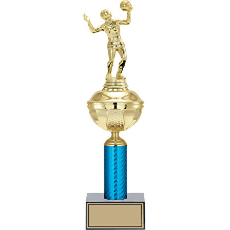 ODAK KUPA - Figürlü Kupalar - Voleybol Kadın Figürlü Kupalar FG-051 B - 40 cm