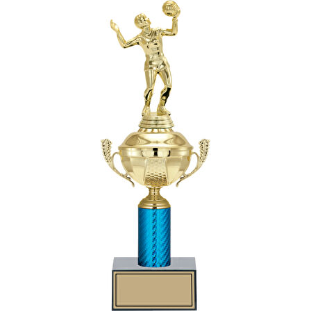 ODAK KUPA - Figürlü Kupalar - Voleybol Kadın Figürlü Kupalar FG-052 C - 38 cm