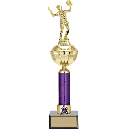ODAK KUPA - Figürlü Kupalar - Voleybol Kadın Figürlü Kupalar FG-059 A - 46 cm