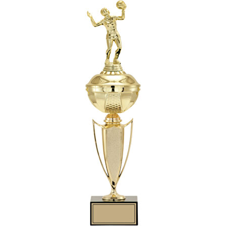 ODAK KUPA - Figürlü Kupalar - Voleybol Kadın Figürlü Kupalar FG-067 A - 48 cm