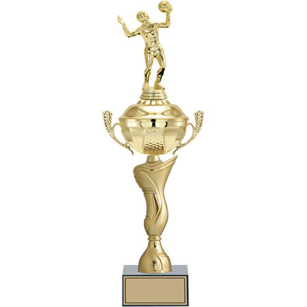 ODAK KUPA - Figürlü Kupalar - Voleybol Kadın Figürlü Kupalar FG-070 A - 51 cm