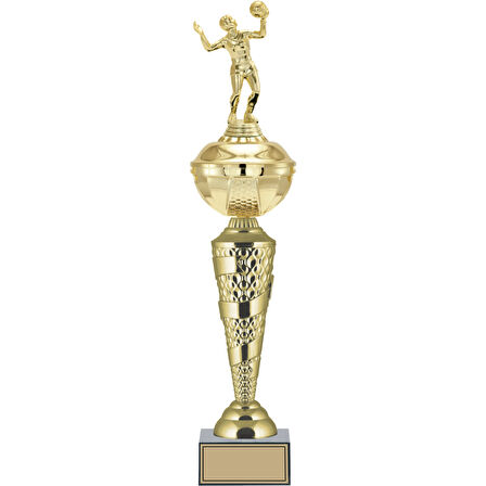 ODAK KUPA - Figürlü Kupalar - Voleybol Kadın Figürlü Kupalar FG-075 A - 53 cm