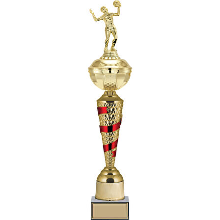 ODAK KUPA - Figürlü Kupalar - Voleybol Kadın Figürlü Kupalar FG-077 A - 58 cm