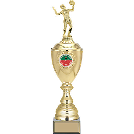 ODAK KUPA - Figürlü Kupalar - Voleybol Kadın Figürlü Kupalar FG-079 A - 51 cm