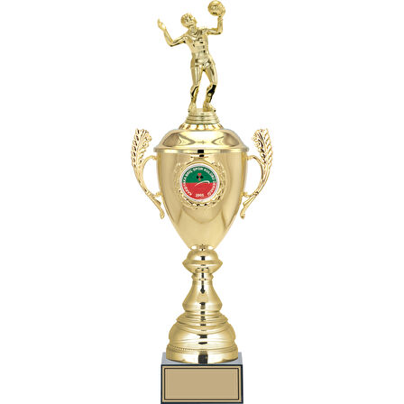 ODAK KUPA - Figürlü Kupalar - Voleybol Kadın Figürlü Kupalar FG-080 A - 51 cm