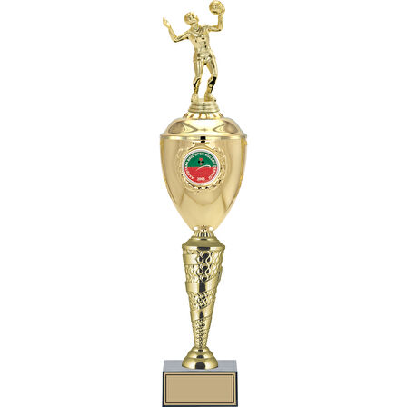 ODAK KUPA - Figürlü Kupalar - Voleybol Kadın Figürlü Kupalar FG-081 C - 56 cm