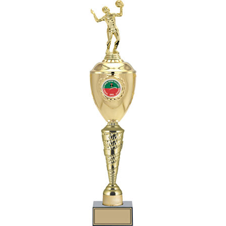 ODAK KUPA - Figürlü Kupalar - Voleybol Kadın Figürlü Kupalar FG-083 C - 59 cm